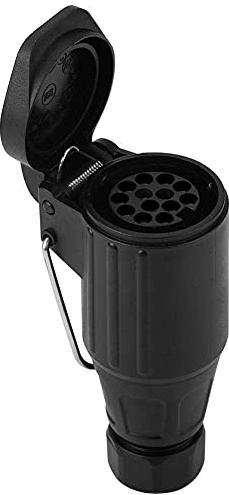 Hänger 13 Pin pplung,13 Poliger Anhängeecker,13 Poliger Stecker,Stecker Anhaenger 13-Polig,13 Poliger Anhängeeckdose,Anhängeecker 13-Poliger Stecker,12V 13-Poliger Anhängeecker Anststoff Steckdose Ada