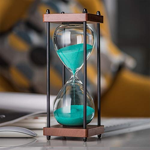 Sanduhr Timer30 Minuten Holzrahmen,Sanduhren Home Decoration,Geschenk - 8 Farben Mode Bunte Sand Timer,Einzigartiges kreatives Souvenirgeschenk