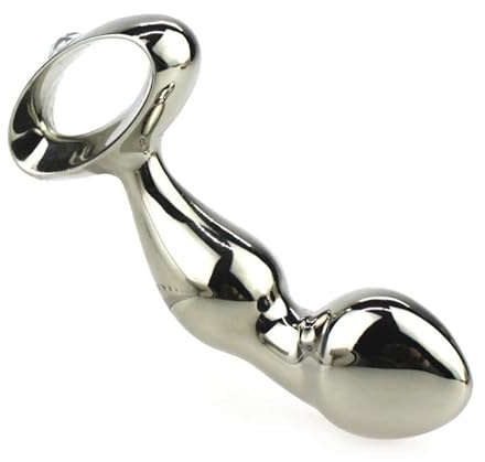 Bondage Masters Masseur de prostate, plug anal en acier, jouet sexuel pour homme