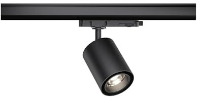 Paulmann 96563 Spot sur rail LED ProRail3 Kratos 50° 1000lm 9W 3000K 230V Noir système d'éclairage sur rail