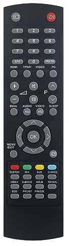 GJ210 VINABTY Replacement Remote Control Fit for Sharp LCD COLOUR TELEVISION LC-19SH7E LC-26SH7E LC-32SH7E LC-42SH7E LC-19S7RU LC-26S7RU LC-32S7RU