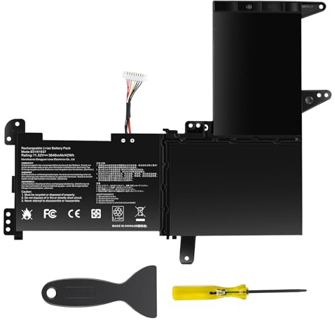 ASUNCELL 11.52V/42Wh B31N1637 Laptop-Batterie für ASUS VivoBook 15 X510 X510U X510UQ X510UA, S15 S510 S5100U 15 F510 F510U F510UQ B31N1637 C31N1637 B31BI2H B31BI9H