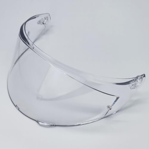 UYTKTN Moto Visière de Casque pour AGV K3, Verres de Casque de Moto Visière Teintée pour Casque de Moto Accessoires de Remplacement Pare-Brise,C Transparent