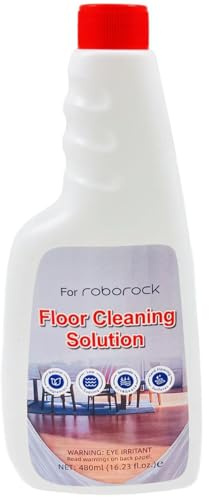 FSSPLJHYJ Nettoyant pour sols, détergent pour aspirateur, détergent pour aspirateur 480 ml, nettoyage en profondeur pour plusieurs sols durs, détachant et parfum frais, rapport de dilution