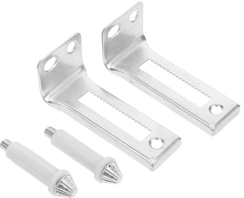 HOMSFOU 2 paires Kit de Quincaillerie pour Portes Pliantes de Pivots Supérieurs pour Porte de Placard de Rechange Robustes Installation Facile et Durable