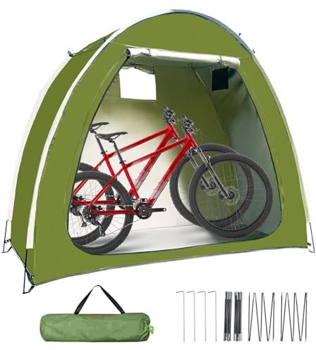 Bike Storage Tent | Portable Motorcycle Cover,UV-proof Windproof Bike Storage Tent for Garden, Outdoors, Lawn, Patio, Backyard