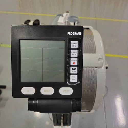 Yuanpgky Fitness Equipment Electronic Meter with App Connectivity for Rowing Machines, Exercise Bikes and Ellipticals, Tracks Speed Distance Calories, Black(01)