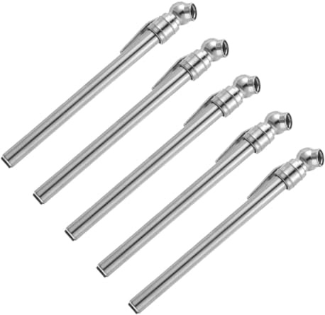 OFFSCH 5pcs Pencil Tire Pressure Gauge for Car, Pocket Size Stainless Steel Auto Tire Gauge Pen with No Battery Required, Portable and Sturdy Tool for Accurate Air Pressure Checking