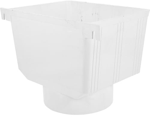 iplusmile Deviatore per Pluviale in PVC 160Mm per Impianto di Raccolta Acqua Piovana Grondaia Imbuto di Scarico Kit per Drenaggio Domestico e Industriale