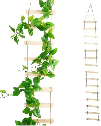 Supporto in legno alto 180 x 20 cm per Monstera – rampicante per piante di, di supporto per piante di Monstera | Traliccio decorativo per piante per interni ed esterni, casa