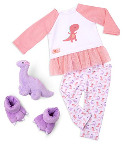 Our Generation Dream Bright, Sleep Tight Pyjama-Outfit mit Kuscheldino