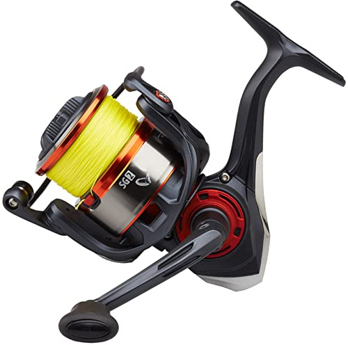 Savage Gear Raubfischrolle mit Spinnschnur für Hecht & Zander 3000 SG2 Rolle