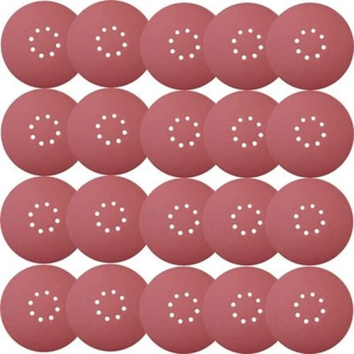 10pcs 9 pouces 8 trous crochet boucle papier abrasif 60-2000 grains 225mm disque de ponçage abrasif pour cloison sèche ponceuse finition de meubles en bois, 240