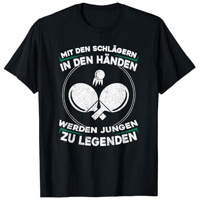 Jungs Tischtennis Legende Tischtennisball Jungen Tischtennis T-Shirt