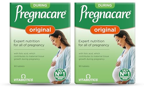 Pregnacare Original During Pregnancy Support Vitamins and Supplements, 180 Tablets (Pack of 2)
