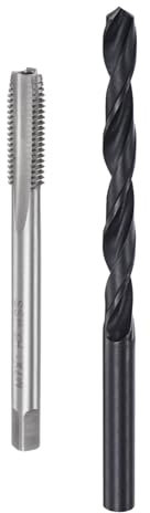 QUARKZMAN Set di Maschio Filettatura Metrica Punte Trapano, Maschio Filettatura M7 x 1 Punte Trapano Acciaio Carbonio 6mm, Kit di Attrezzi Riparazione Filettature