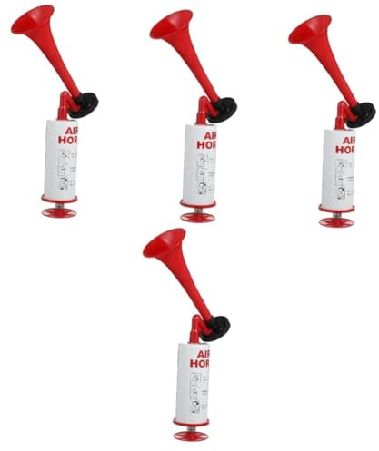 Toyvian 4stücke Handluftdruck Horn Für Fußballfans Handpumpe Cheer Horn Lautes Geräusch Für Sportveranstaltungen Und Partys Vielseitige Nutzung