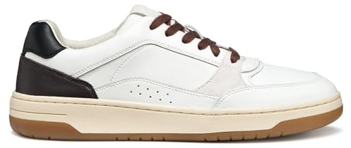 Geox Scarpe da Ginnastica da Uomo U SEDRAL Court, Bianco, 42 EU, Bianco, 42 EU