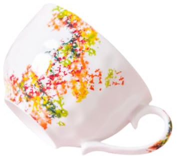 Alipis Ceramic Breakfast Cup Handle for Coffee and Milk, Colorful Oatmeal Mug Suitable for Home and Afternoon Tea Use
