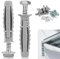 16 Pcs Heavy Duty Wall Fixings Plugs Anchor Masonry Screws Rawl Plugs for Brick Bolts Wall Plugs for tv Bracket (M8x60mm/M12x60mm) Assortment Hex Self Tapping Screws with Expansion Plugs and Washers