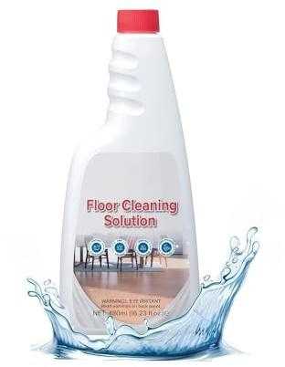 Gcbhfjrcyz Solution Nettoyante for Sols Durs 480 ML, Compatible avec Roborock S8 MaxV Ultra Et Qrevo | Saros | Série G | Série S Les Aspirateurs Robots(1bottlr)