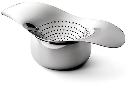 Robert Welch Drift Tea Strainer and Bowl