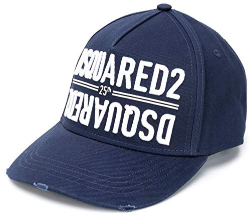 DSQUARED2 25th Edition Patch Logo Embroidered Iconic Baseball Cap Kappe Basebalkappe Hat Hut