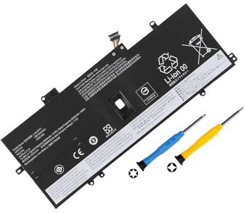 K KYUER 51Wh L18C4P71 L18L4P71 Laptop Akku für Lenovo ThinkPad X1 Yoga 2019 2020 4th 5th Gen ThinkPad X1 Carbon 2019 2020 7th 8th Gen 20QD 20QE L18M4P72 02DL004 02DL005 02DL006 5B10W13930 5B10W13931