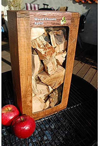 Landree® Räucherklötze Wood Chunks 1,5Kg aus Schleswig-Holstein (Apfel)