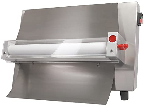 Chef Prosentials Electric Automatic Fondant Roller Machine,18Incch Countertop Dough Sheeter,0.5-5.5Mm Adjustable Thickness for Fondant, Pizza,Pie Crusts, Pitas,Tortillas, and Flat Breads