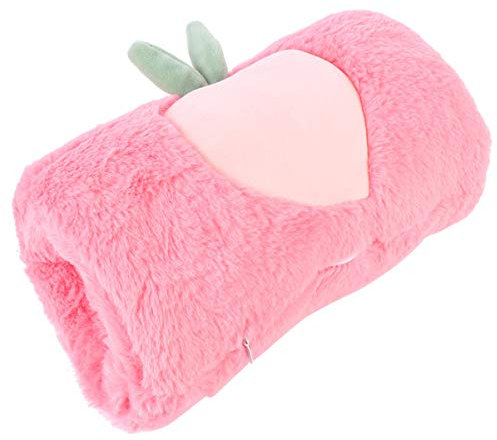 Veemoon Plüsch Handwärmer Für Damen Und Mädchen Weicher Kunstfell Armwärmer Winter Essentials Bequeme Handmuffs Mit Pfirsichmuster Gemütliche Accessoires Für Zuhause Und Auto