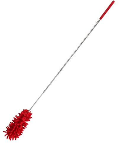 Westmark Spolverino di piume – spolverino estensibile con manico telescopico, spolverino lungo per la pulizia, scopa telescopica per spolverare – plastica, poliestere