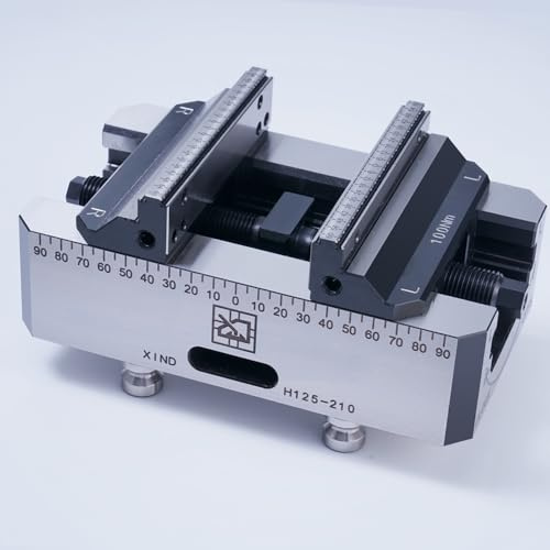 XinDianPAF 8.2 Inch (H125-190) CNC Self Centering Vice,Precision Milling Machine Vise,Three-Four-Five Axis Universal Vise.