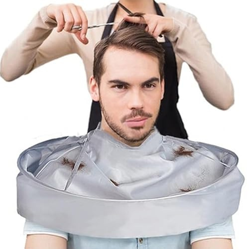 XTRAFAST Friseurumhang Haarschneideumhang Regenschirm Frisierumhang Barber Cape Polyester