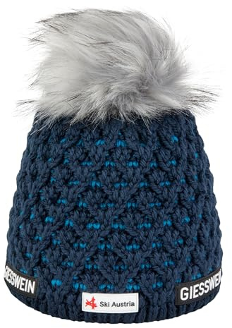 Giesswein Ski Austria Beanie Älplihorn Ski Austria Beanie Älplihorn - Merino Mütze, Bommelmütze gefüttert, ÖSV Strickmütze