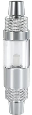 DONGKER Externer CO2 Diffusor, 12/16 mm Kohlendioxid Zerstäuber Reaktor Außenbehälter aus Aluminiumlegierung für Aquarium