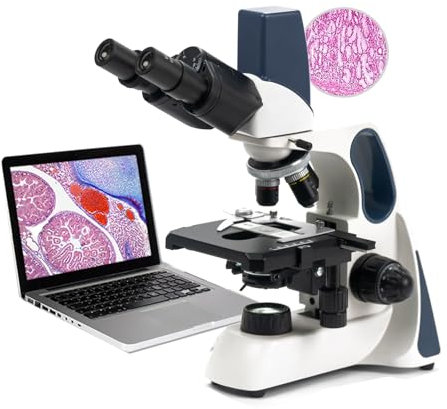 SWIFT SW300 Binocular Compound Microscope,Built-in 3.0MP Camera,40X-1600X