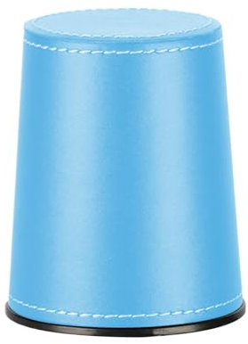 Qsvbeeqj Flanell Innenraum Stummschaltung Würfelbecher Tischspiel PU Leder Würfelbecher Leiser Shaker Becher Für Party Club Spiel Einfach Zu Bedienen