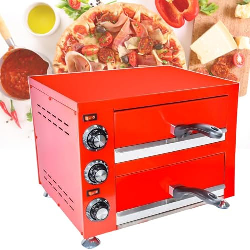 Forno Per Pizza Elettrico Da Interno, Forno Per Pizza Da Banco, Grill Per Pizza Commerciale Con Vassoio Raccogli Briciole, Macchina Per Pizza In Acciaio Inossidabile Per La Casa,220V