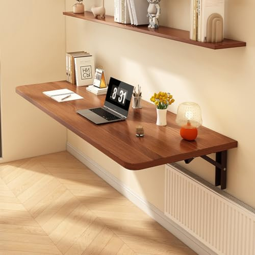 CHZIMADE Wall Mounted Table Desk Folding Floating Laptop Desk Table