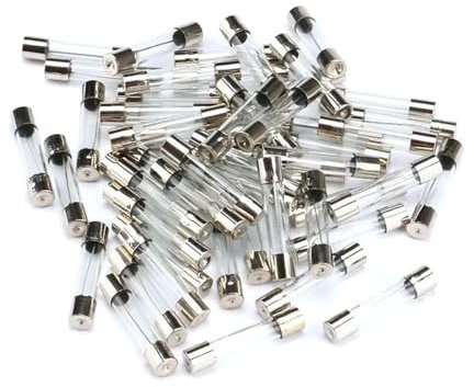 20 Stücke 5 * 20 Flinke Glassicherungen 5x20 5 * 20mm 250 V 0.1A-30A AMP Rohrsicherungen(5A)