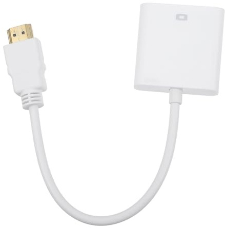 OSALADI Convertidor Adaptador Vga Para Vídeo Analógico y Digital Diseño Resistente Intemperie Para Uso Hogar y Oficina