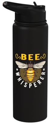 Beekeeper Design For Honey Bees Lover - Bee Whisperer Stainless Steel Insulated Water Bottle