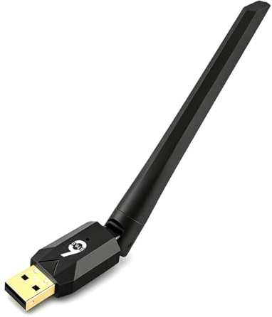 Bluetooth 6.0 Adapter Dongle für PC, Bluetooth Adapter Stick mit Windows 11/10/8.1, für Headset, Tastatur, Maus, Große Reichweite, Niedrige Latenz, Plug & Play (AGA058)
