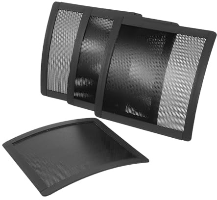 OHPHCALL Sommerferienpc Lüfter Mesh Filter aus PVC 4 Stück Staubdichte Computerfilter für Gehäuselüfter mit Magnetischer Abdeckung und Einfachem Schutz