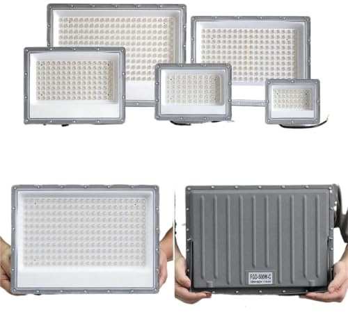 Proiettore a led for esterni IP66 impermeabile 50W 100W 200W 300W 500W 220V Riflettore Illuminazione a LED Lampione da parete Luci di inondazione(100W)
