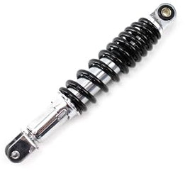 BISOMO Hydraulischer Stoßdämpfer, Schwarz, 28 cm, Motorrad, Stoßdämpfer