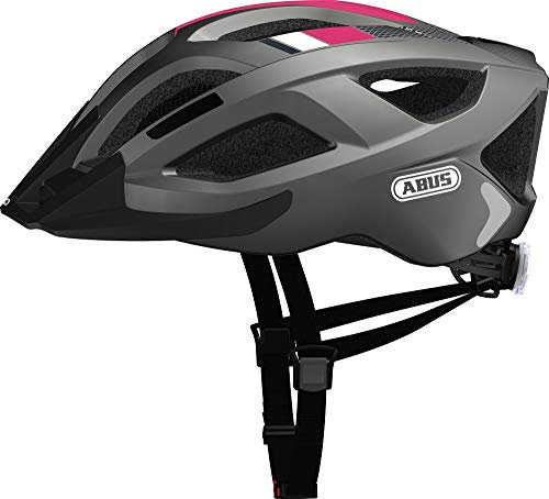 ABUS 81940 Fahrradhelm, Grau (Concrete grey), L (58-62 cm)