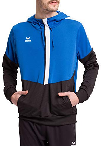 Erima Unisex Squad Kapuzensweat (1072002), New royal/schwarz/weiß, M