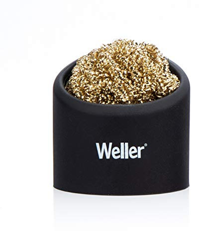 Weller WLACCBSH-02 Lötspitzen Reinigungsschwamm mit Silikon Ablage für Mehr Sicherheit und Stabilität
